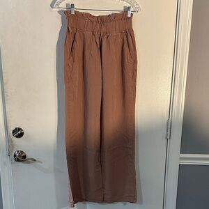 Thread & Supply Taupe Gathered Waistband